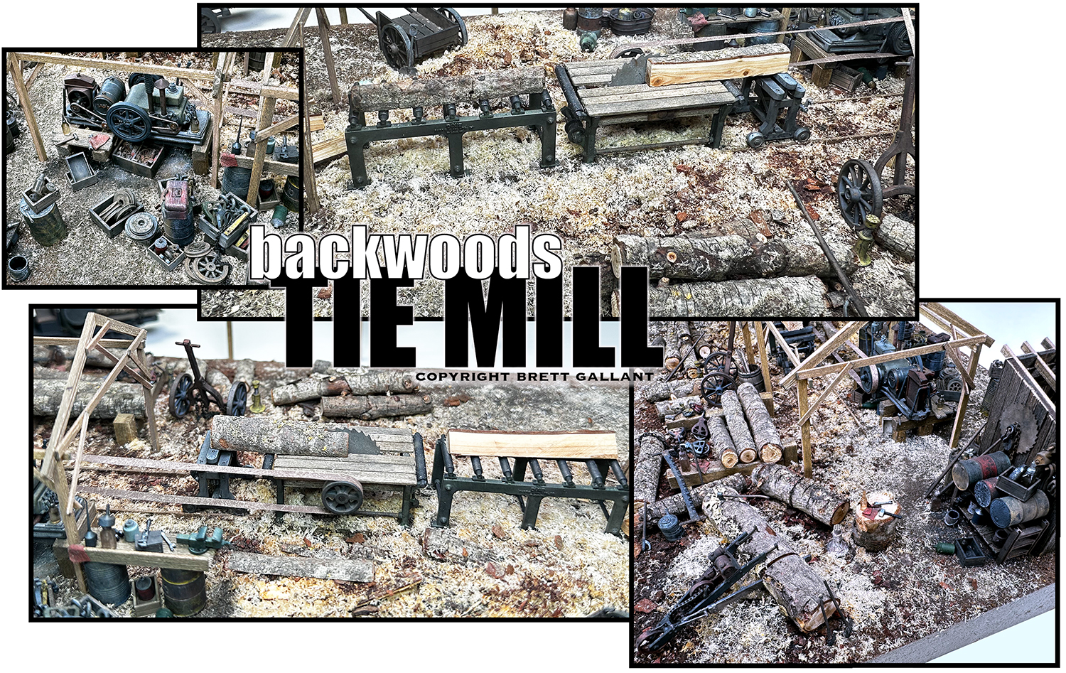 SierraWest Scale Models Backwoods Tie Mill